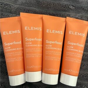 4 x Elemis superfood AHA glow cleansing butter 20ml